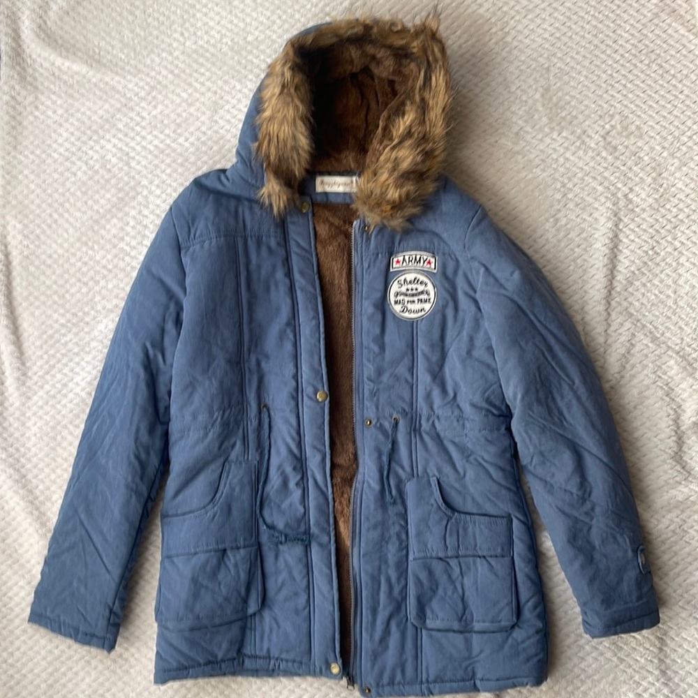 Blue Fengzhiyuan (Amazon)size Med coat NWOT